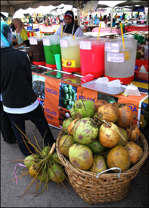 coconut drink stall