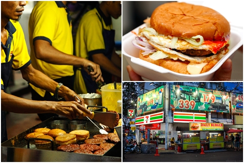 Daily Burger Stall Gombak 7 Eleven